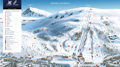bilde fra Tromsø Alpinpark